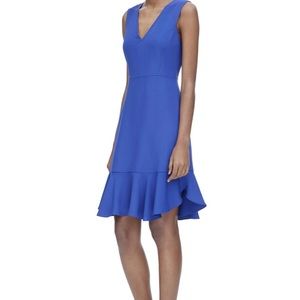 NWT Rebecca Taylor Cobalt Blue/Deep Purple Dress